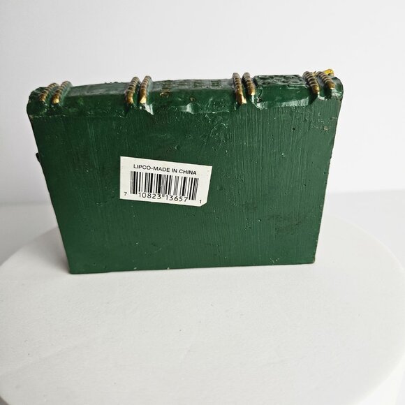 Vtg Fishing Desk Set Figurines with Tackle and Creel Small Resin Bookend - Picture 15 of 16